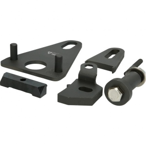 Set de scule pentru blocarea volantei si fuliei curelei arborelui cotit si separarea capacului frontal pentru Renault, Nissan, Brilliant Tools BT594610 - Img 2