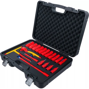 Set de tubulare și biți VDE, antrenare 3/8", 19 piese, BGS 7137 - Img 2