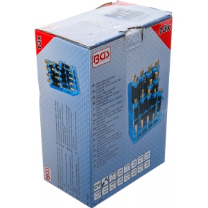 Set dornuri, dalti si punctatoare cu protectie pentru maini, 13 piese, BGS 74596 - Img 8