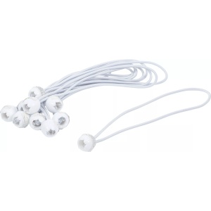 Set elastice de strângere cu bilă, lungime 27 cm, 10 piese, BGS DIY 85525 - Img 1