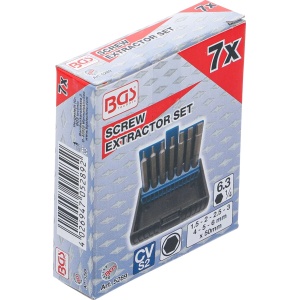 Set extractoare pentru suruburi cu cap Imbus Hex. 1.5-6mm, 7piese, BGS 5289 - Img 6