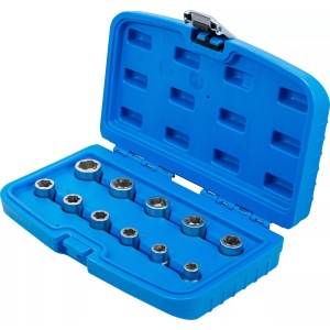 Set extractoare pentru şuruburi şi piuliţe metric, 11 piese, BGS 8383 - Img 3