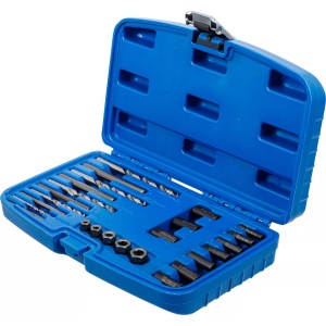 Set extractoare suruburi si prezoane rupte, 25 piese, BGS 8462 - Img 3