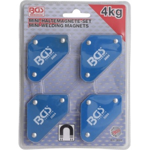 Set mini magneti pentru sudura , 4Kg forta de sustinere, unghi 45', 90', 135', BGS 3004 - Img 3