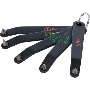 Set pentru desfacut suruburi in spatii greu accesibile, 5 piese, BGS 74769 - Img 3
