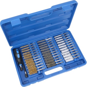 Set perii de otel/nailon/alama cu antrenare pentru autofiletanta, ø 8-19 mm, Condor 9500 - Img 2