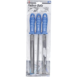 Set pile pentru lucrari de lacatuserie, lungime 200 mm, 3 piese, BGS 50210 - Img 2