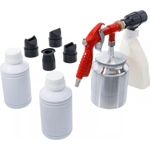 Set pistol de sablat si accesorii + 2 flacoane cu nisip pentru sablat, BGS DIY 3650 - Img 2