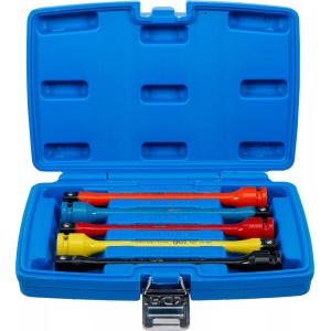 Set prelungitoare pentru prezoane de roti cu limitare la strangere, 100-150Nm, 5 piese, BGS 185 - Img 1