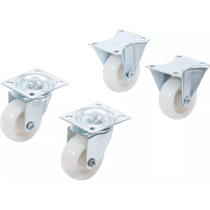 Set role directoare/fixe | 40 mm | 4 piese, BGS DIY 80330 - Img 1