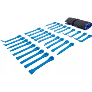 Set spatule pentru demontat interioare, bumbi, clipsuri, 27 piese, BGS 8611 - Img 2