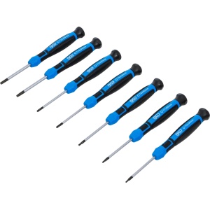 Set şurubelniţe de precizie | Profil T (pentru Torx) | 7 piese, BGS 4880
