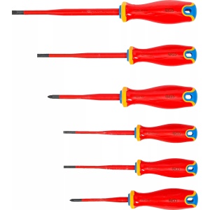 Set surubelnițe VDE cu vârf extra subțire 6 buc., BGS 35850 - Img 5