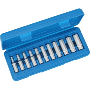 Set tubulare lungi 4 -13 mm, profil hexagon, actionare 6,3 mm (1/4") 11 buc., Condor 1009-14 - Img 2