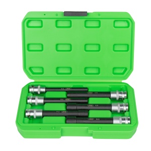 Set tubulare Profil E extra lungi E10 - E20, antrenare 1/2", 6 piese, JBM 53915 - Img 1