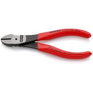 Sfic de forta, manere acoperite cu plastic, lungime 140 mm, Knipex 7401140 - Img 1