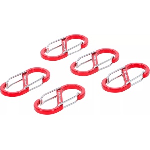 Sortiment cârlige cu carabina, cu deschizatura dubla | aluminiu | 5 piese, BGS DIY 85785 - Img 1