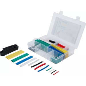 Sortiment furtunuri contractabile | colorate | 171 piese, BGS DIY 88188