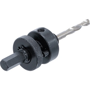 Suport prindere pentru carota de taiere, cu burghiu de centrare, BGS DIY 50399 - Img 2