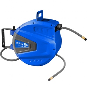 Tambur automat pentru rularea furtunurilor de aer comprimat, Ø 10 mm x 15 m, Brilliant Tools BT161100 - Img 2