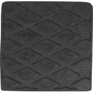 Tampon din cauciuc pentru platforme elevatoare, dimensiuni 116,5 x 116,5 x 36,5 mm, BGS 7037 - Img 3