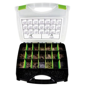 Trusa de şaibe de cupru pentru injectoare 551 pcs JBM 53464 - Img 1