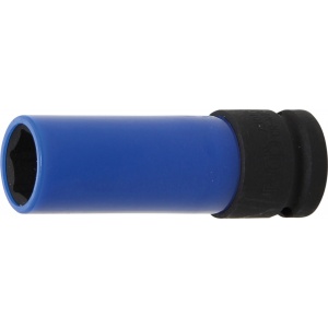 Tubulara de impact 17mm cu protectie pentru jante din aliaj, actionare 1/2", BGS 7301