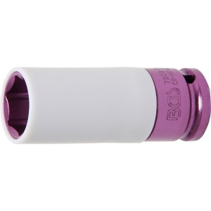 Tubulara de impact 22 mm cu protectie din plastic, antrenare 12.5mm(1/2"), BGS 7208