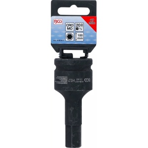 Bit de impact 17 mm, lungime 100 mm, antrenare 3/4", BGS 6185-H17 - Img 2
