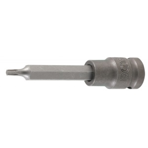 Bit de impact Torx T25, lungime 100mm, antrenare cu tubulara 1/2", BGS 5470