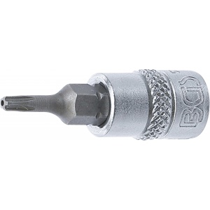 Bit Torx Plus TS10 cu gaura, antrenare cu tubulara 1/4", BGS 5184-TS10
