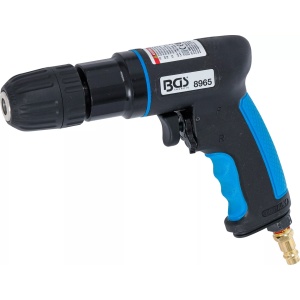 Bormasina pneumatica cu mandrina automata pentru spirale pana la 10mm, viteza variabila, schimbator de sens stg. + dreapta, turatie max. 2200 rpm, presiune max. de lucru 9 9, BGS 8965