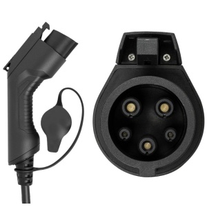 Cablu de incarcare electrica pentru automobil, 7.5kw, 32 a, din tipul 1 in tipul 2 (single-phase), JBM 54054 - Img 2