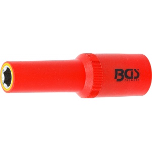Cap cheie tubulara de impact VDE hexagon, 12,5 mm (1/2"), 10 mm, BGS 72060 - Img 1