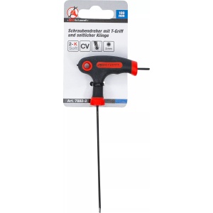 Cheie Imbus cu mâner T cu cap sferic 2 mm, BGS DIY 7882-2 - Img 4