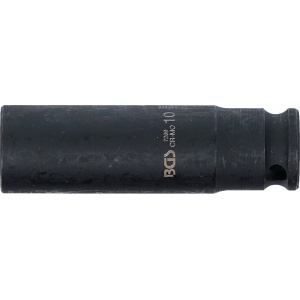 Cheie tubulară de impact, 6 colțuri, lungă, 6,3 mm (1/4"), 10 mm, B-7269 - Img 3