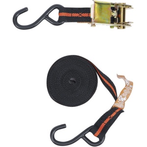 Chinga de tensionare cu clichet, cu 2 carlige solide, 5 m x 24 mm, BGS DIY 3553 - Img 2
