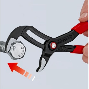Cleste Cobra® QuickSet pentru tevi si pompe de apa, manere izolate cu mansoane bimaterial, lungime 250 mm, Knipex 8722250 - Img 5