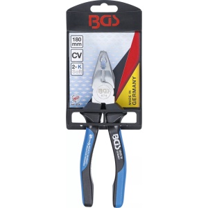 Cleste combinat, cu faţete şi taiş, 180 mm, BGS 674 - Img 5