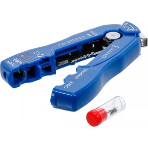 Cleste de taiat, dezizolat cabluri electrice 0.8-2.6 mm si sertizat papuci, pini, terminale, BGS 8490