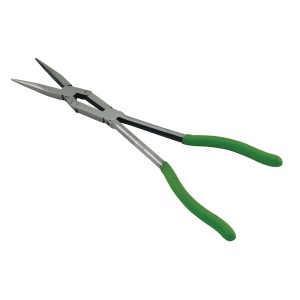 Cleşte extralung cu varf drept dublu articulat, lungime 340 mm, JBM 52846 - Img 1