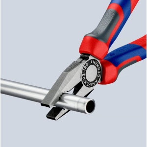 Cleste patent combinat vopsit negru cu manşoane multicomponent, lungime 180 mm, Knipex 302180 - Img 7