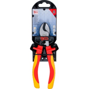 Cleste pentru taiat cabluri cu manere izolate VDE, lungime 150 mm, BGS 35884 - Img 4