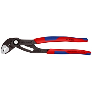 Cobra® Cleste high tech pentru pompe de apa, manşoane suple multicomponent, lungime 250 mm, Knipex 8702250 - Img 3