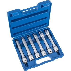 Condor 5006 Trusa tubulare E-uri, extra lungi, E10-E20, act.1/2", 150 mm, 6 pcs - Img 2