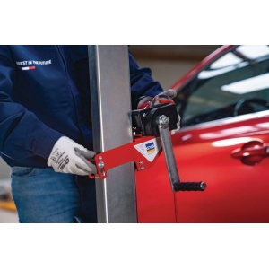 Dispozitiv pentru indreptare a elementelor de caroserie auto cu fixare pneumatica pe podea, sarcina maxima de tragere 350Kg / forta, GYS 077379 - Img 5