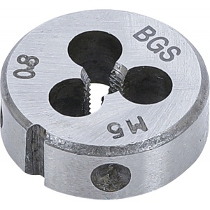 Filiera M5 x 0,8 x 25 mm, BGS 1900-M5X0.8-S