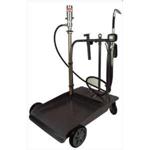 Kit carucior si pompa pneumatica pentru ulei 3:1, pentru butoi 180/220 kg, Apac 1763R