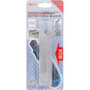 Lame de cutter ,25 mm, 10 buc., BGS 50626 - Img 3