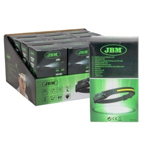 Lampa de lucru frontala cu prindere pe cap, LED-uri XPE 90lm, COB 350lm, JBM 54004 - Img 6